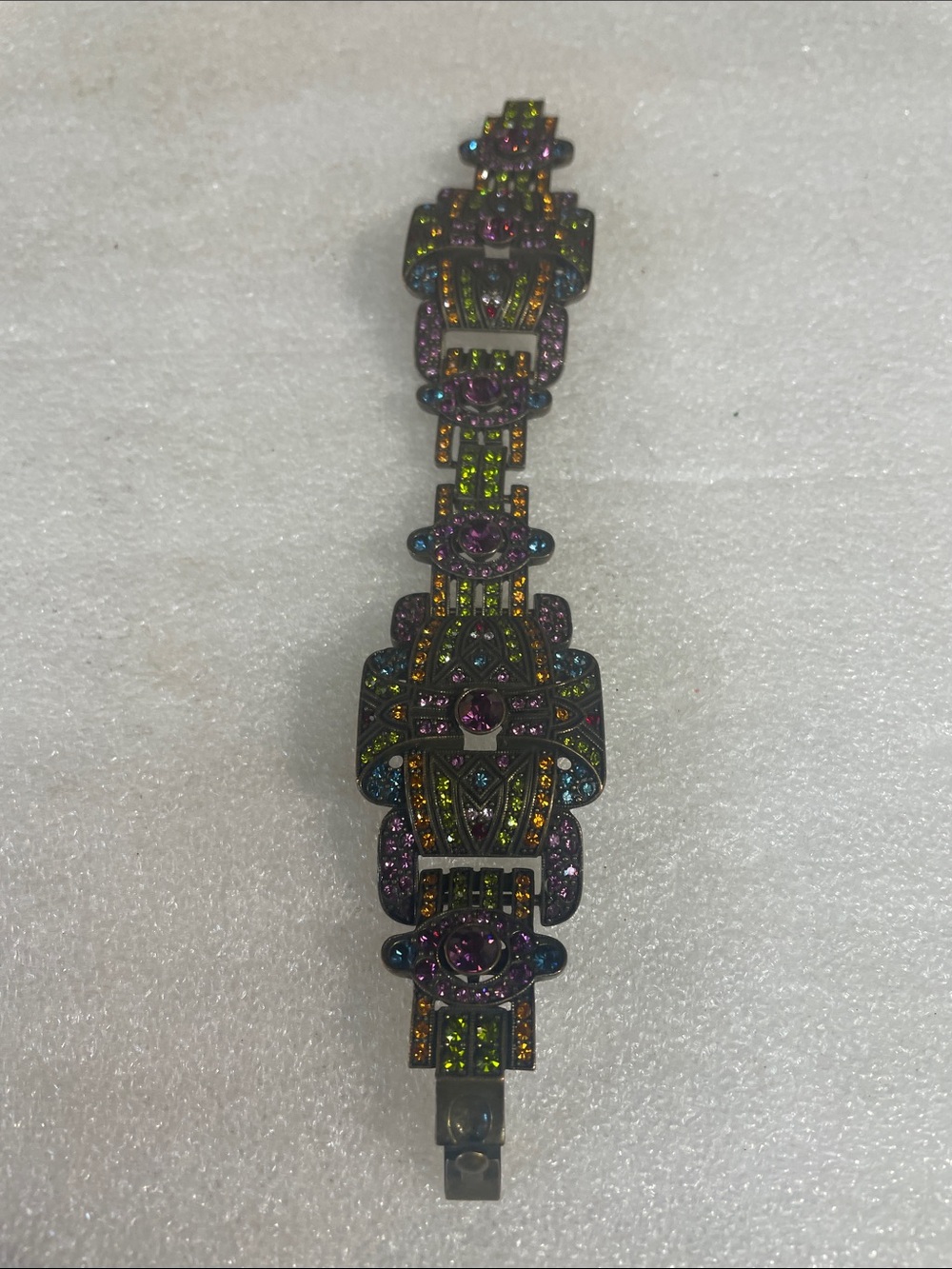 Multicolor Heidi Daus Crystal Statement Bracelet